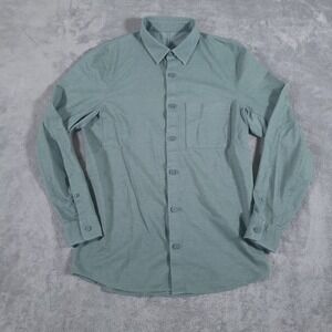 Lululemon Shirt Mens XS‎ Commission Button Up Long Sleeve Athletic Stretch